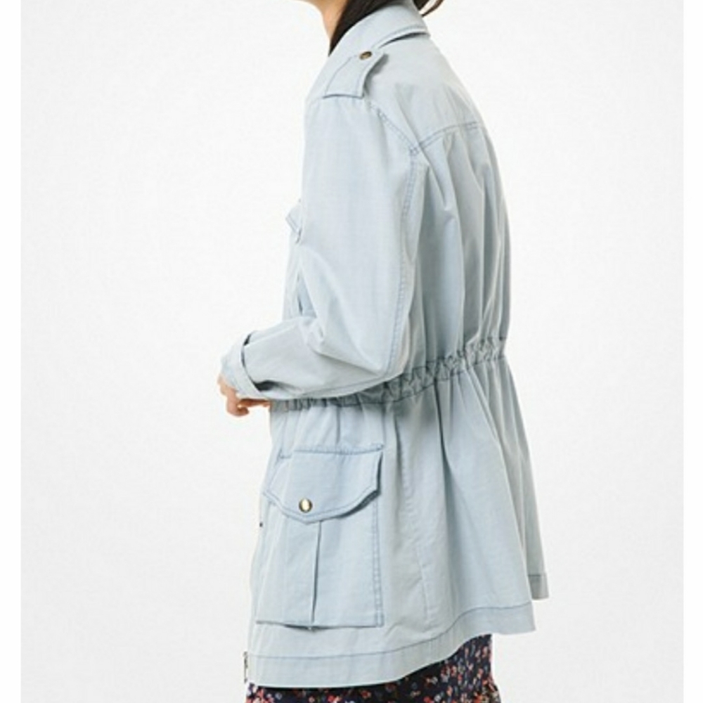 COPY - Michael Kors Coated Denim Cargo Jacket
